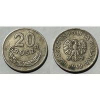 20 грошей 1949 Польша Никель
