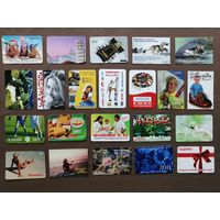 Календарики по 70 копеек за штуку, можно рассчитываться рос. рублями, даже железными, гит-1 (4026)