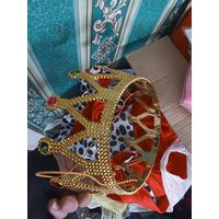 Корона короля большая детская игрушка на утренник