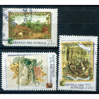 Австралия - 1982г. - Рождество - 3 марки - полная серия, гашёные [Mi 802-804]. #3-WB-85-A-2