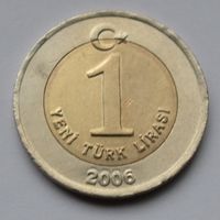 Турция, 1 лира 2006 г.