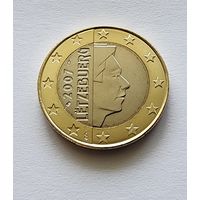 Люксембург 1 евро, 2007 из официального набора BU
