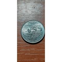 США Штаты и территории 25 центов (квотер) Индиана 2002