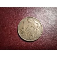 Чехословакия 1 крона 1967