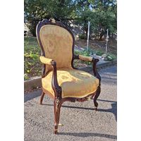 Кресло красного дерева, 19 век, массив.