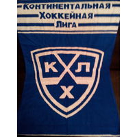 Махровое Полотенце - "Логотип Континентальная Хоккейная Лига" - Размеры: 70/140 см.