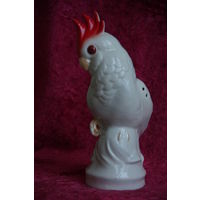 Статуэтка фарфоровая  "  Попугай - светильник "