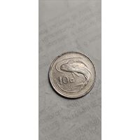 Мальта 10 цент 1986