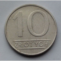 Польша 10 злотых, 1987