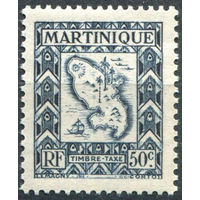 Мартиника 1947 ** марка из серии Французские колонии