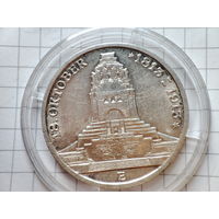 Саксония . 3 марки 1913 года 100 лет битвы народов под Лейпцигом.