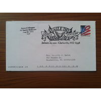 США 2002 конверт Спецгашения, прошел почту