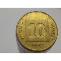 10 агорот Израиль   1987 год  лот 45