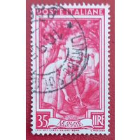 Италия, 1950 г., сбор оливок в регионе Базиликата