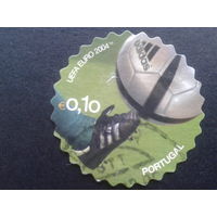 Португалия, 2004. Чемпионат Европы по футболу, марка из блока