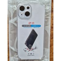 Чехол для iPhone 15 с защитой камеры и углов