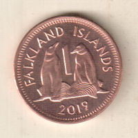 Фолклендские острова 1 пенни 2019