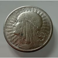 2 злотых 1934 г.  Польша.   Ядвига.  СЕРЕБРО.