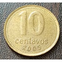 Аргентина 10 сентаво, 2005    ( 1-2-5 )