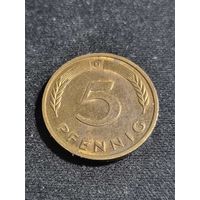 ФРГ 5 пфеннигов 1980 D