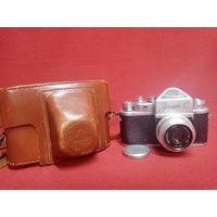 С 3 рублей без мц. фотоаппарат Зенит С, индустар 50. чехол 15х11х9см.