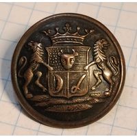 Пуговица Ливрейная. Герб дворянского рода  - Времевых.