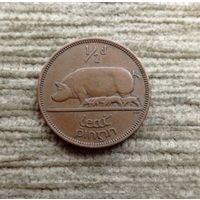Werty71 Ирландия 1/2 пенни 1953 Свинья с поросятами арфа