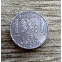 Werty71 Албания 1 лек 1939 Муссолини