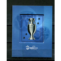 Австрия - 2008 - Чемпионат Европы по футболу (с кристаллами Сваровски) - [Mi. bl. 43] - 1 блок. MNH.  (Лот 35JG)-TG2P23