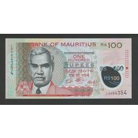 Маврикий 100 рупий 2024 года. Тип P-65а. Состояние UNC