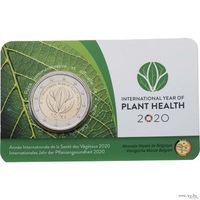 2 евро 2020 Бельгия Международный год растений блистер BU