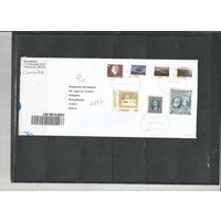 Канада. Конверт прошедший почту Канада-Беларусь. 2021г.