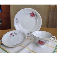 Чайное трио фабрики "Каролина", Польша.