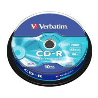 Новый диск-диск Verbatim CD-R 52x 700Mb Extra Protection