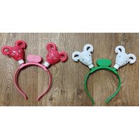 С1рубля!! Обручи на голову с подсветкой. 2шт.