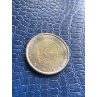 Португалия 2 евро 2024 Революция гвоздик UNC