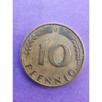 Германия ФРГ 10 пфеннигов 1950 G