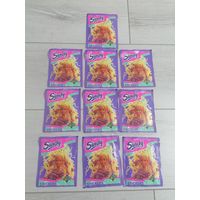 10 пачек наклеек Sindy по 6 вкладышей в каждой. Оригинал из 90х