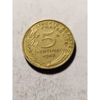 Франция 5 сантим 1966
