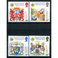 Великобритания - 1987г. - гербы, геральдика - 4 марки - полная серия, MNH [Mi 1113-1116]. #3-GB-Z-1-17