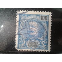 Мозамбик, колония Португалии, 1898. Стандарт. Король Карлос I. Mi-1,7 евро гаш.