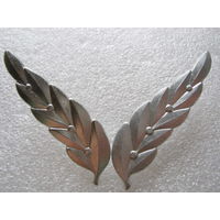 Знак ветвь на военную форму, 2 шт. одним лотом.