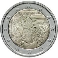 2 евро 2022 Словения 35 лет программы Erasmus UNC из ролла