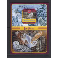 Габон 2023 Хищные Птицы Совы Фил.гашение