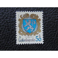 Чехословакия 1982 г. Герб.