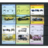 Невис - 1986 - Автомобили - 6 сцепок - [Mi. 398-409] - полная серия - 12 марок. MNH.  (Лот 86HF)-T41P22