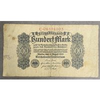 Банкнота 100 марок 1922 год. Веймарская республика.