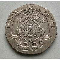 20 пенсов 1989 года