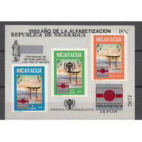 Выставка в Японии. Год ребенка. Никарагуа. 1981. 1 блок. Michel N бл129 (85,0 е)