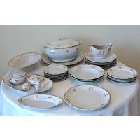 Сервиз столовый 31 предмет Коростенский фарфоровый завод УССР 1955 - 1962 гг.